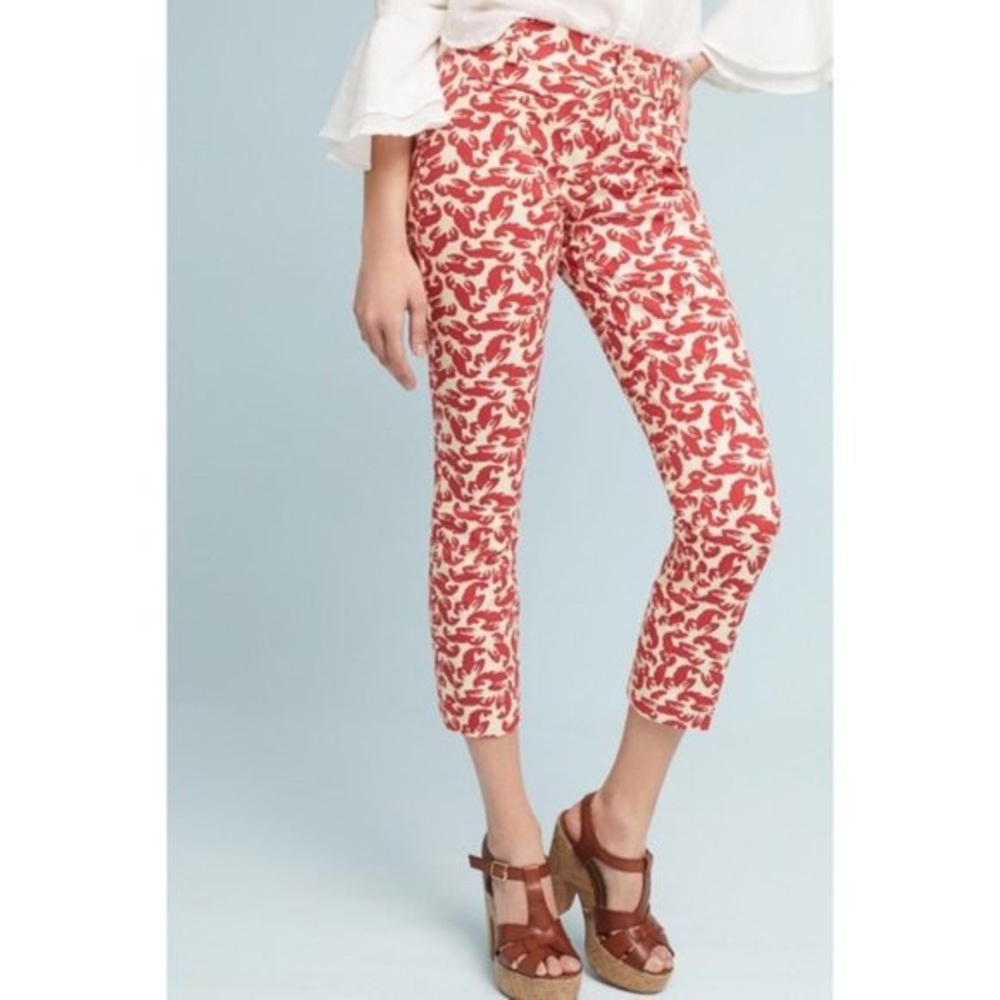 Anthro Essential Slim Crop Lobster Trouser 00P - Picture 1 of 14